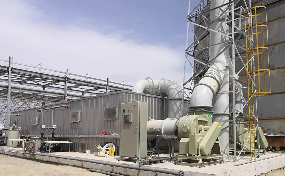 惡臭氣體生物除臭設備